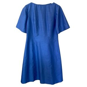 Vintage Handmade Blue Short Sleeve Dress